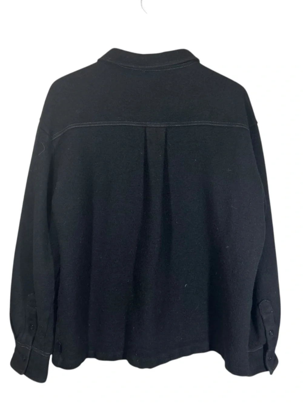 KUHL Men's XL Black 100% Merino Wool Full Zip Sweater Jacket